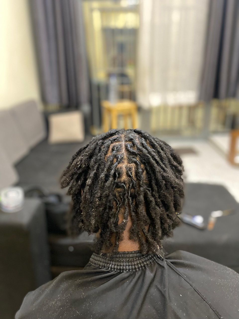 Stylish dreadlocks illustration